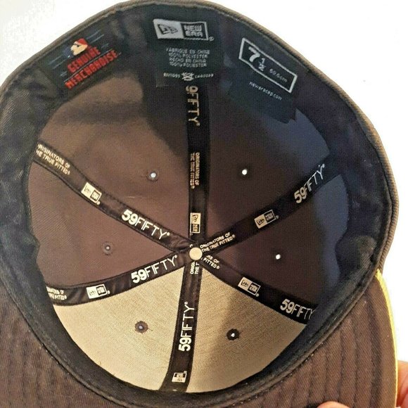 Detroit Tigers Hat Baseball Cap Fitted 7 1/2 New Era Gray Green MLB As Is - Picture 8 of 12